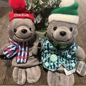 Set of Coca-Cola Seal Collectible Bean bag